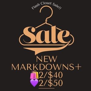 FLASH CLOSET SALE!